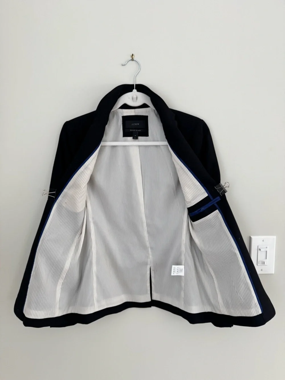 J Crew Regent Blazer Sz 4 Black